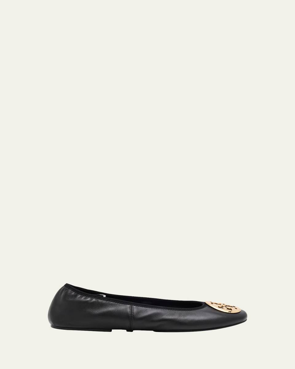 Reva Travel Leather Ballet Flats